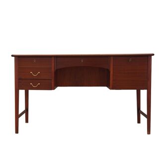 Mahogany desk, Danish design, 1970s, production: Denmark