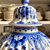 Royal Delft ginger jar in blue Dutch earthenware