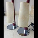 Pair of Taller Uno mcm desk lamps