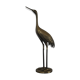 Vintage bronze statue wader