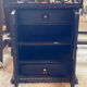 Small Asian cabinet with mother-of-pearl marquetry