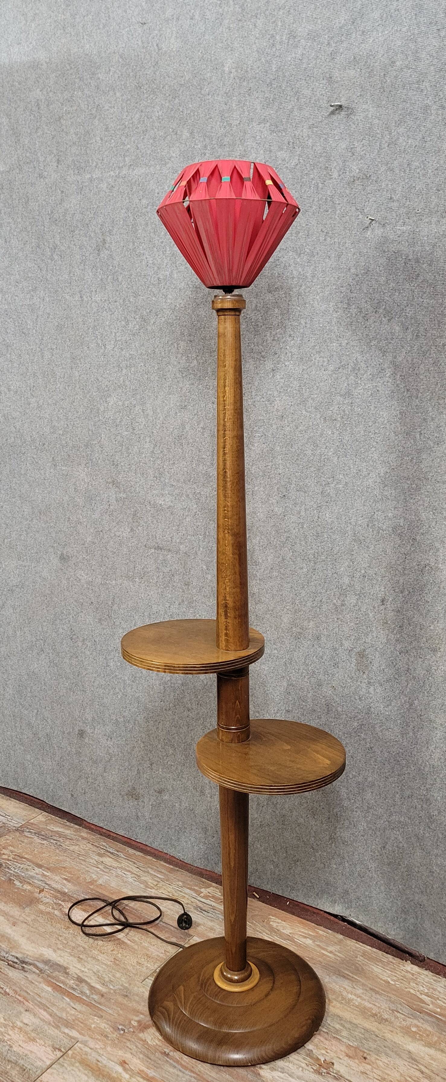Art Deco style servant floor lamp, 1940-1950 period
