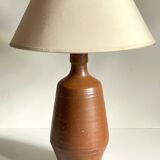 Vintage glazed stoneware lamp from Portugal.