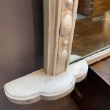 Large C19th Painted Overmantle Mirror
