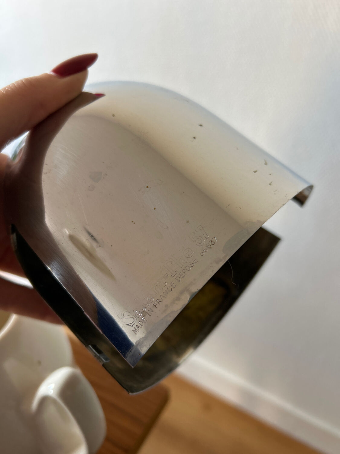 Salam Thé 57 teapot in stainless steel and earthenware