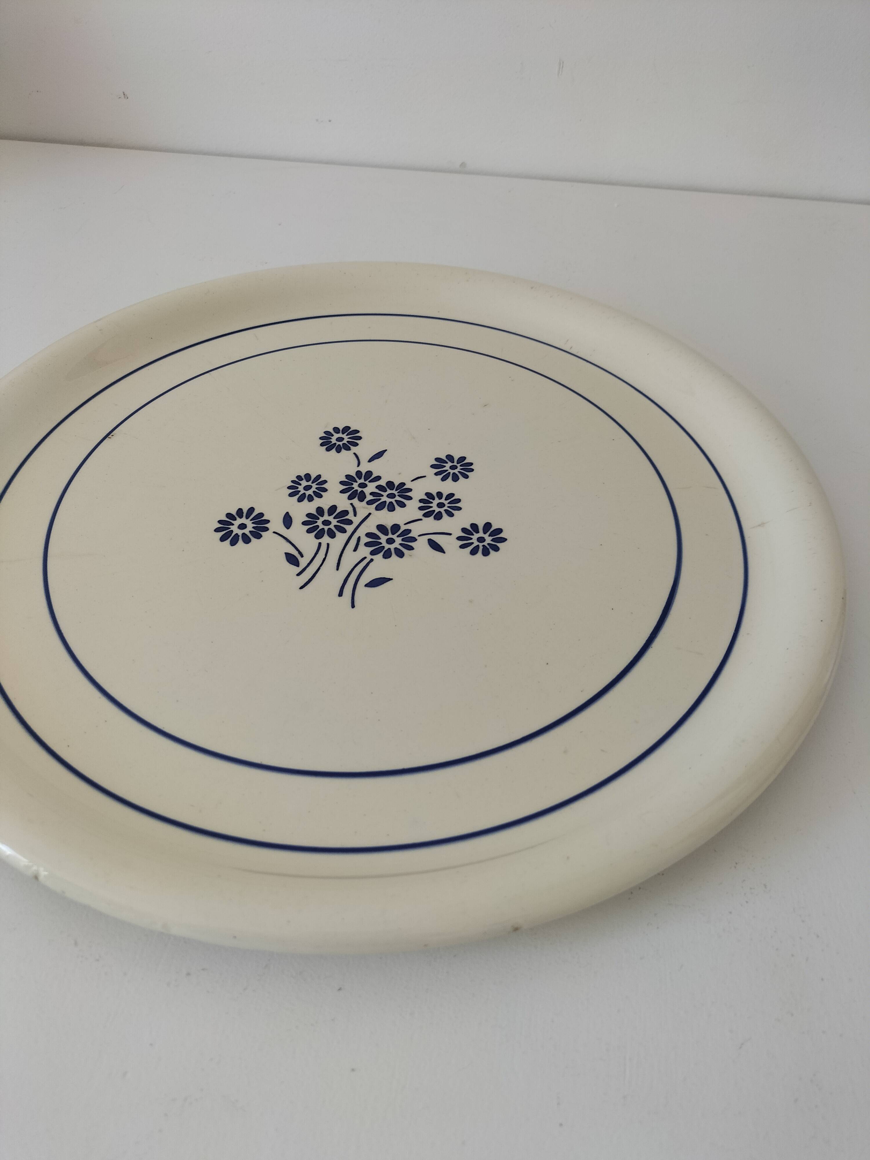 Large round dish K & G Lunéville model Martine