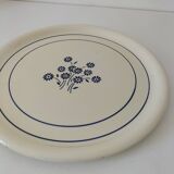 Large round dish K & G Lunéville model Martine