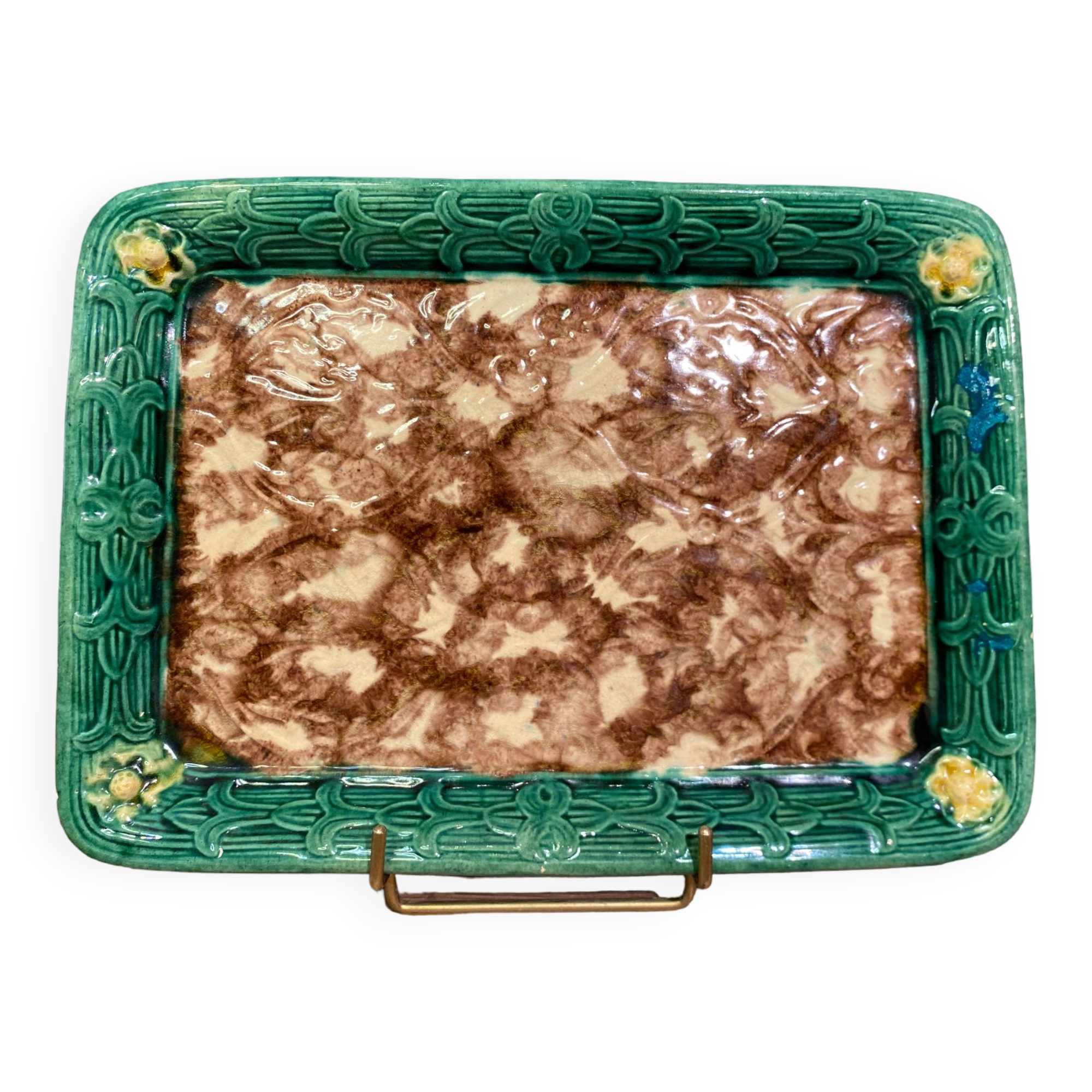 Plateau, flat in slip late nineteenth early twentieth