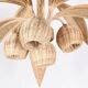 Lustre « cocotier » en rotin