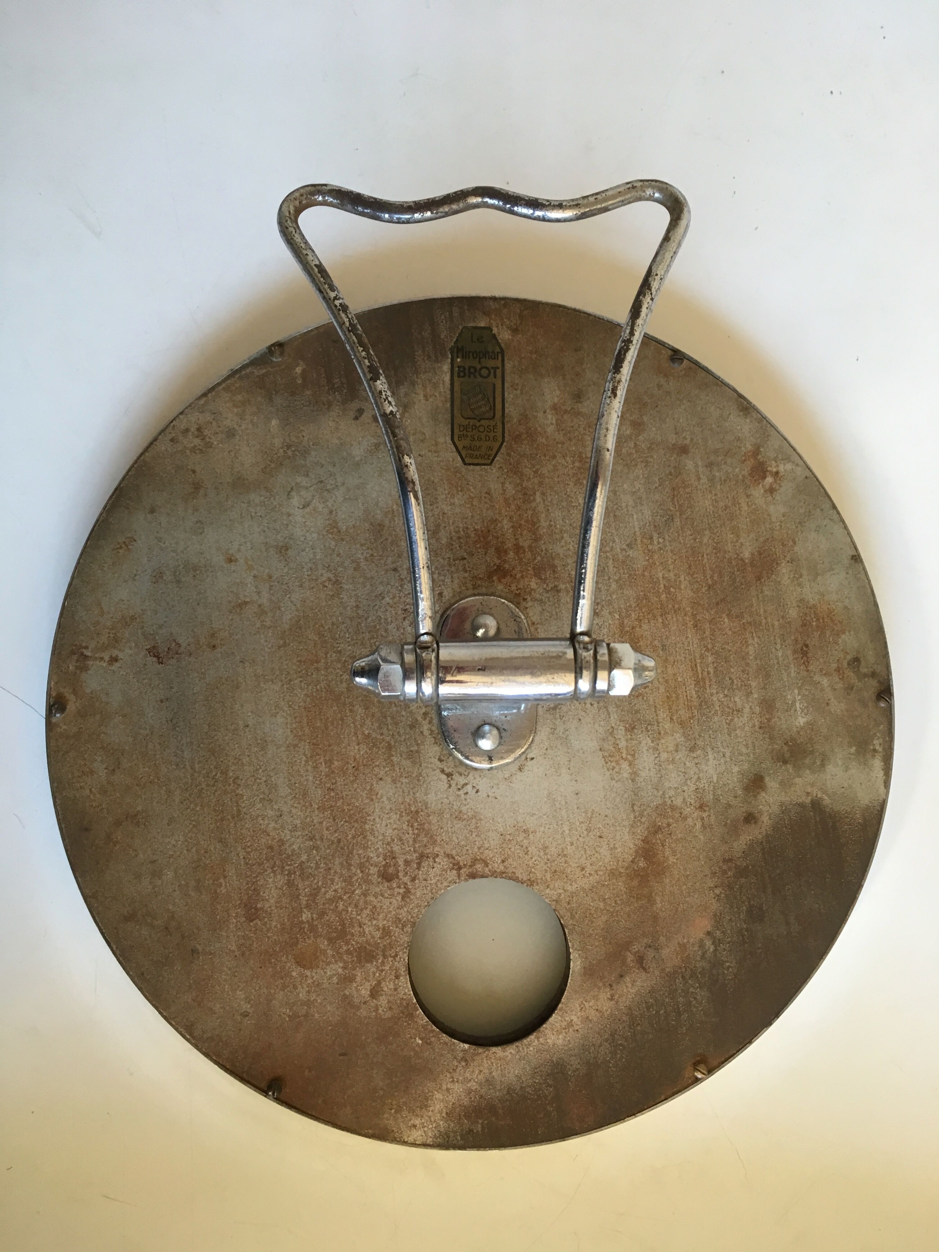 Chrome bathroom mirror Brot Mirophare