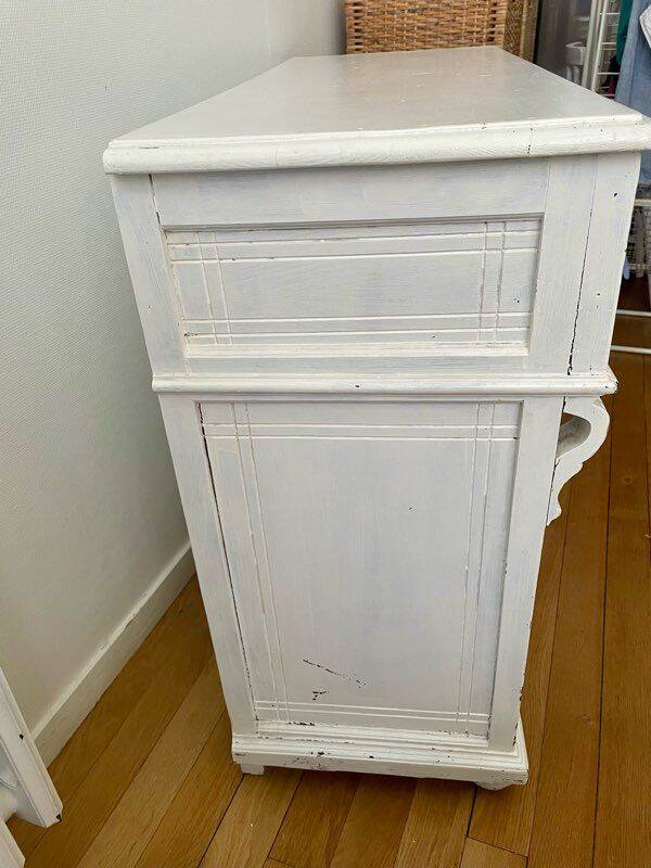 Parisian buffet in restored solid wood