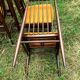 Mahogany chairs top vintage backrest 60s