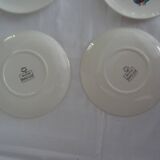 6 plates Gien le petit courrier des dames 446112 hat mode