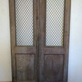 Double old mesh door