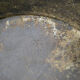 Ancienne bassine baignoire galvanisée zinc ovale