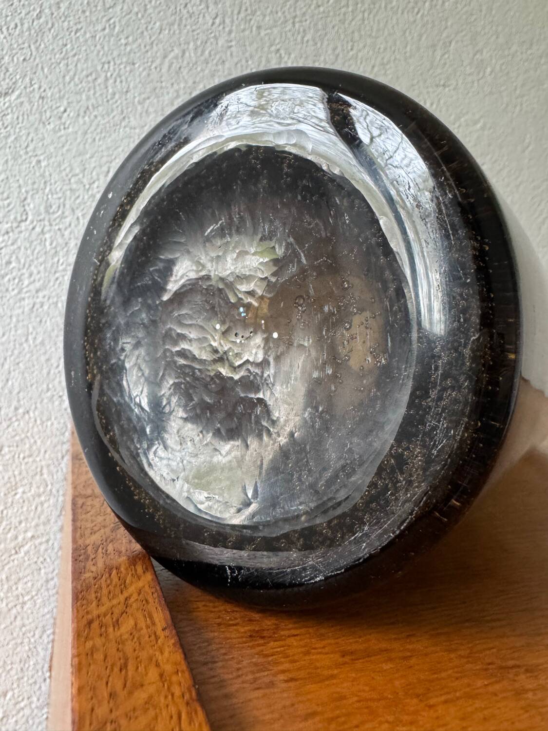 Bendor bubble glass roller vase from the 60s