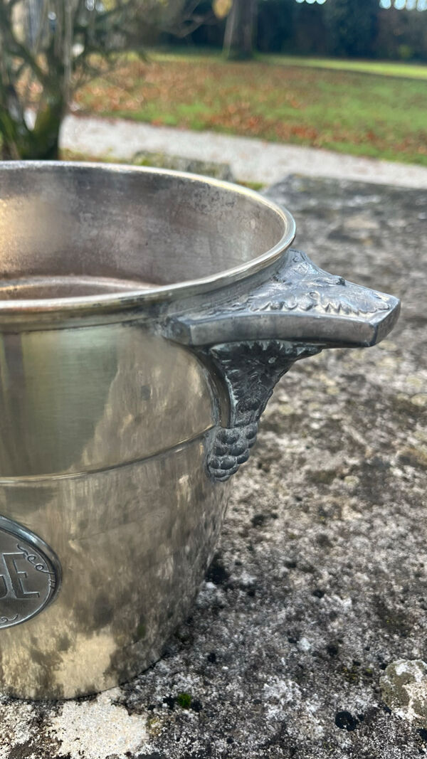 Seau à champagne De Venoge, refroidisseur à champagne antique art déco