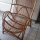 Pair of vintage rattan/wicker armchairs from the 70s