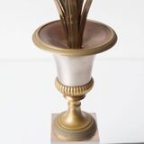 Large "Roseaux" table lamp by Maison Charles