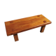 Brutalist table in meleze