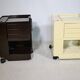 Space Age Rolling Cabinets in Plastic by Joe Colombo, Set of 2, 1970