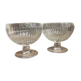 Set de 2 verres à dessert vintage