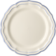 Set of 6 extra flat plates collection fillets blue