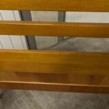 Pair of 1960 Scandinavian twin beds in solid beech