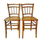 Duo of bistro chairs from the 1900s