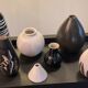 Series of 7 vintage ceramic vases 60s-70s