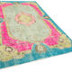 Handwoven Overdyed Oriental 1970s 190 cm x 302 cm Multicolor Carpet