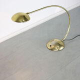 Vintage golden arc table lamp from meblo, 80s