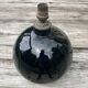 Black opaline ball lamp Art Deco