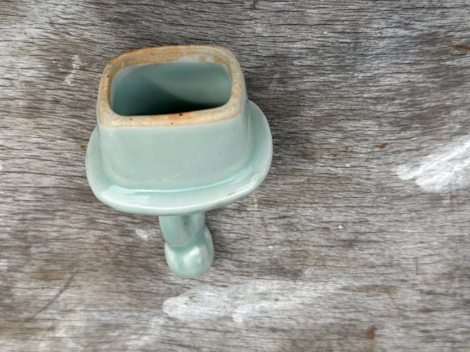 Vintage Chinese Porcelain Teapot - Elephant and Girl on Lid
