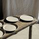 Lunéville table service Art Workshop 8 plates and 2 serving dishes