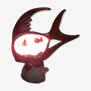 Lampe poisson Vallauris