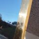 Vintage wall mirror from the 1960s-1970s.