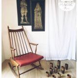 Guillemas vintage Scandinavian style rocking chair.