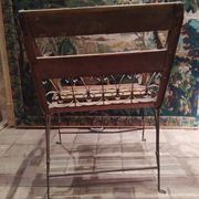 Garden armchair of the 19th century