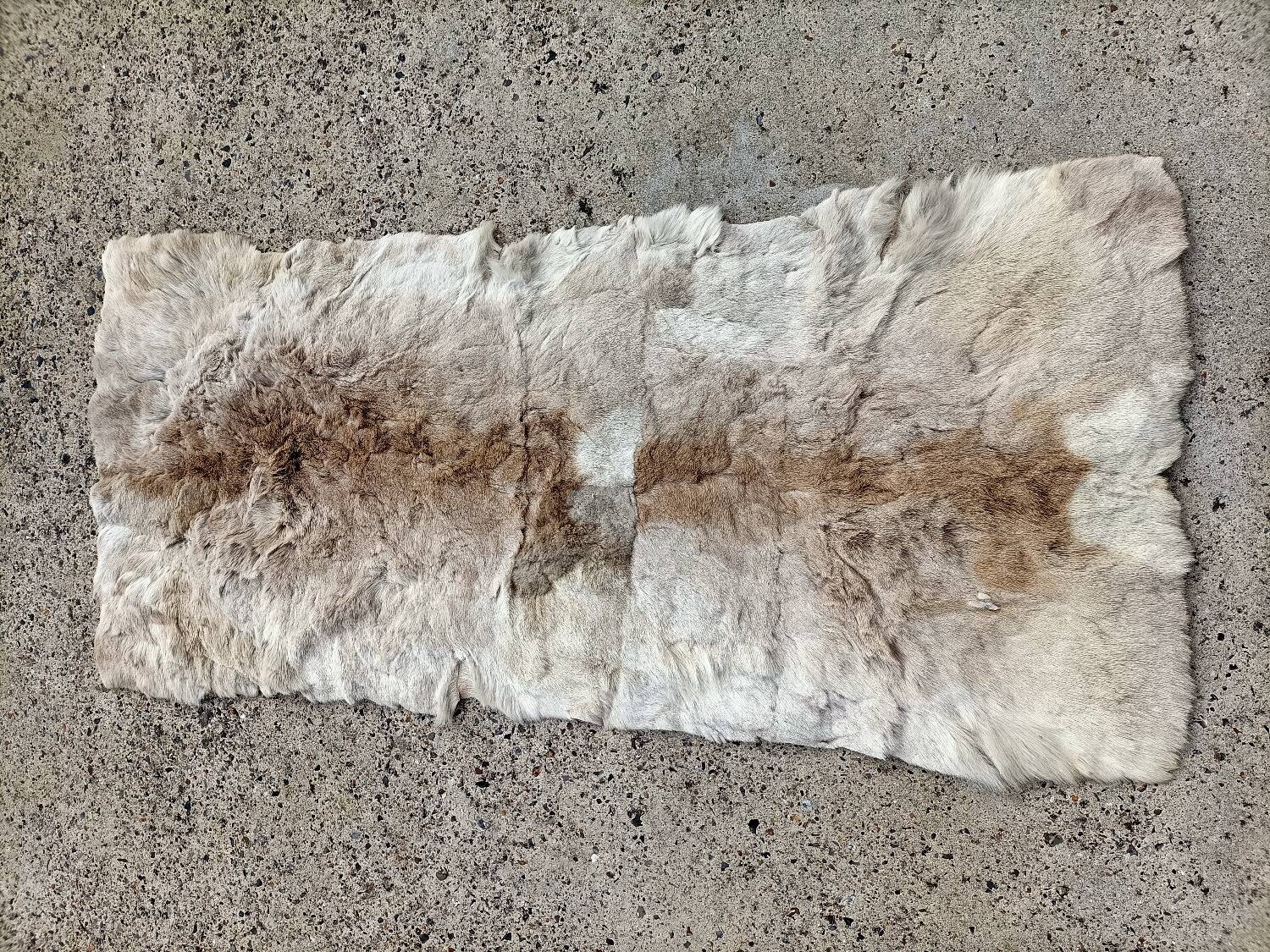 Tapis peau de bête rétro