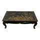 Vintage Japanese-style coffee table in painted lacquered wood