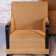 Czech Art Deco Sofas and Lounge Chairs in Beech and Oak attributed to Jindrich Halabala for Up Závody, 1930s, Set of 3