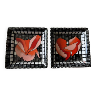 Hermès: Rare Pair Of Pivoine Model Trinkets