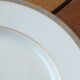 5 porcelain dessert plates from Limoges - Deshoulières and Guy Degrenne