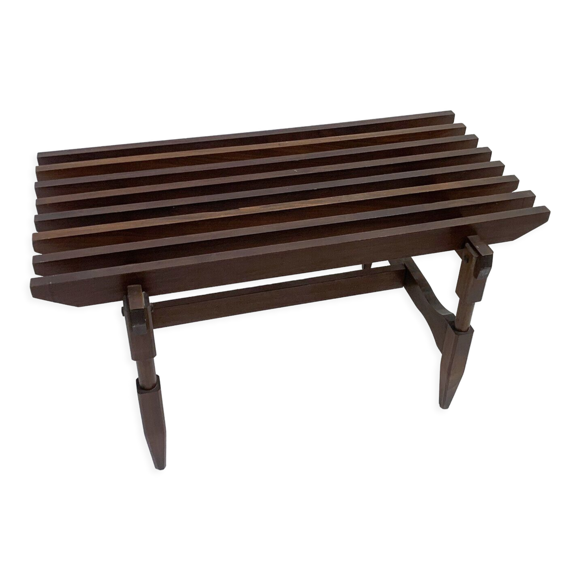 Mid-century modern italian wooden stool, 1960s