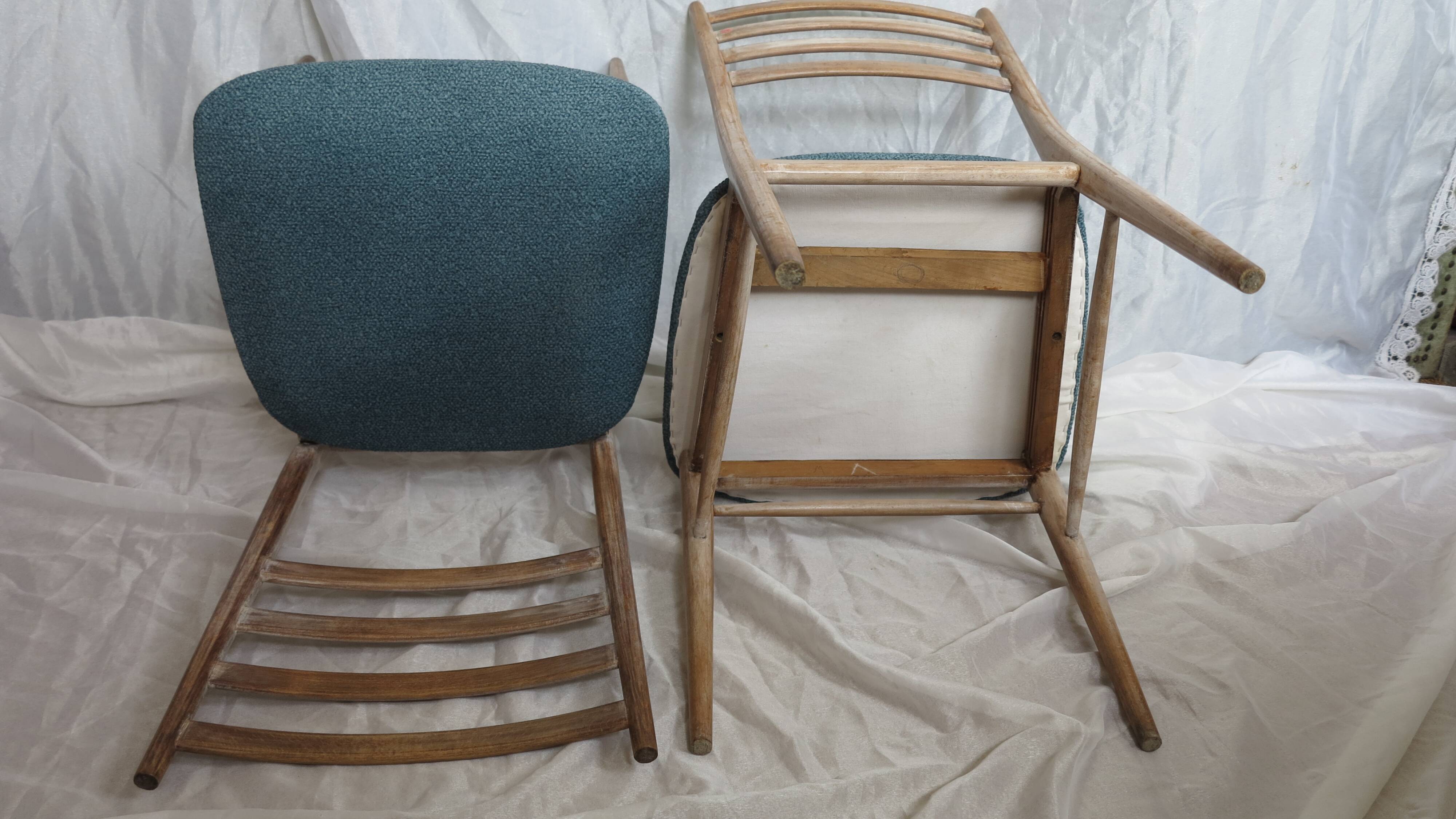 pair of Scandinavian dining chairs