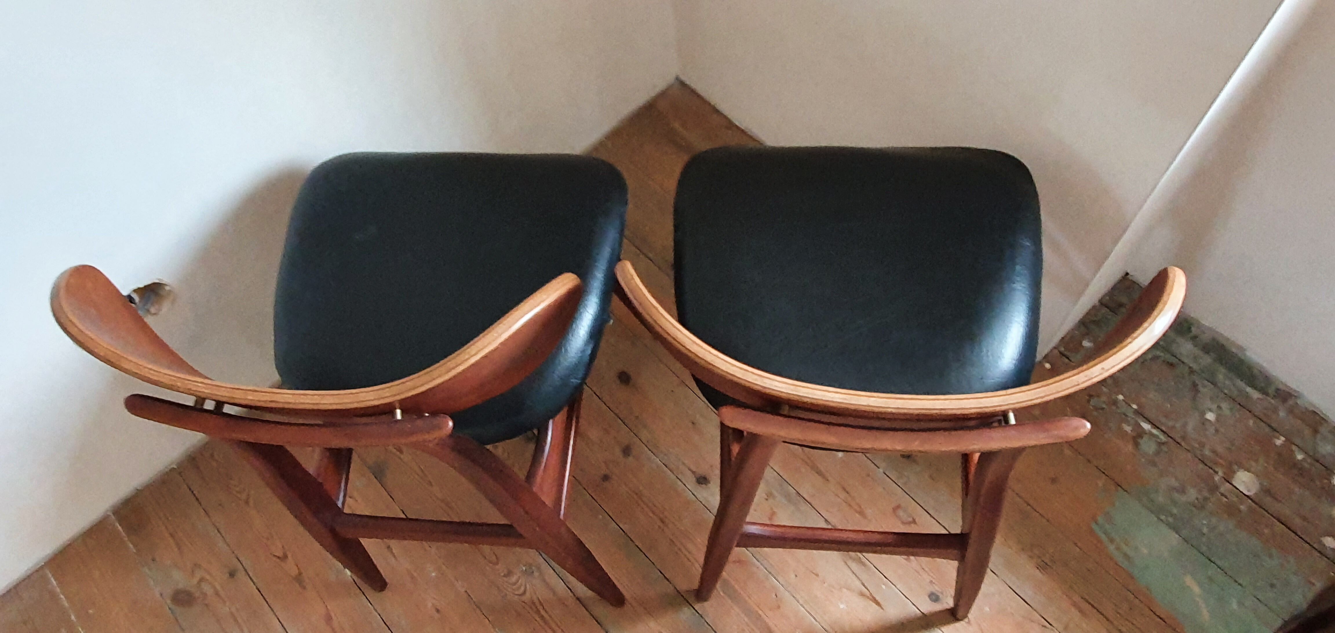 Pair of Louis Van Teeffelen chairs