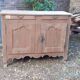 2-door, 2-drawer sideboard, old solid chestnut wood, raw wood