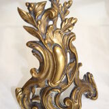 Pair of chimney tracks in bronze