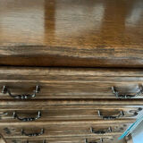 Carved weekly commode